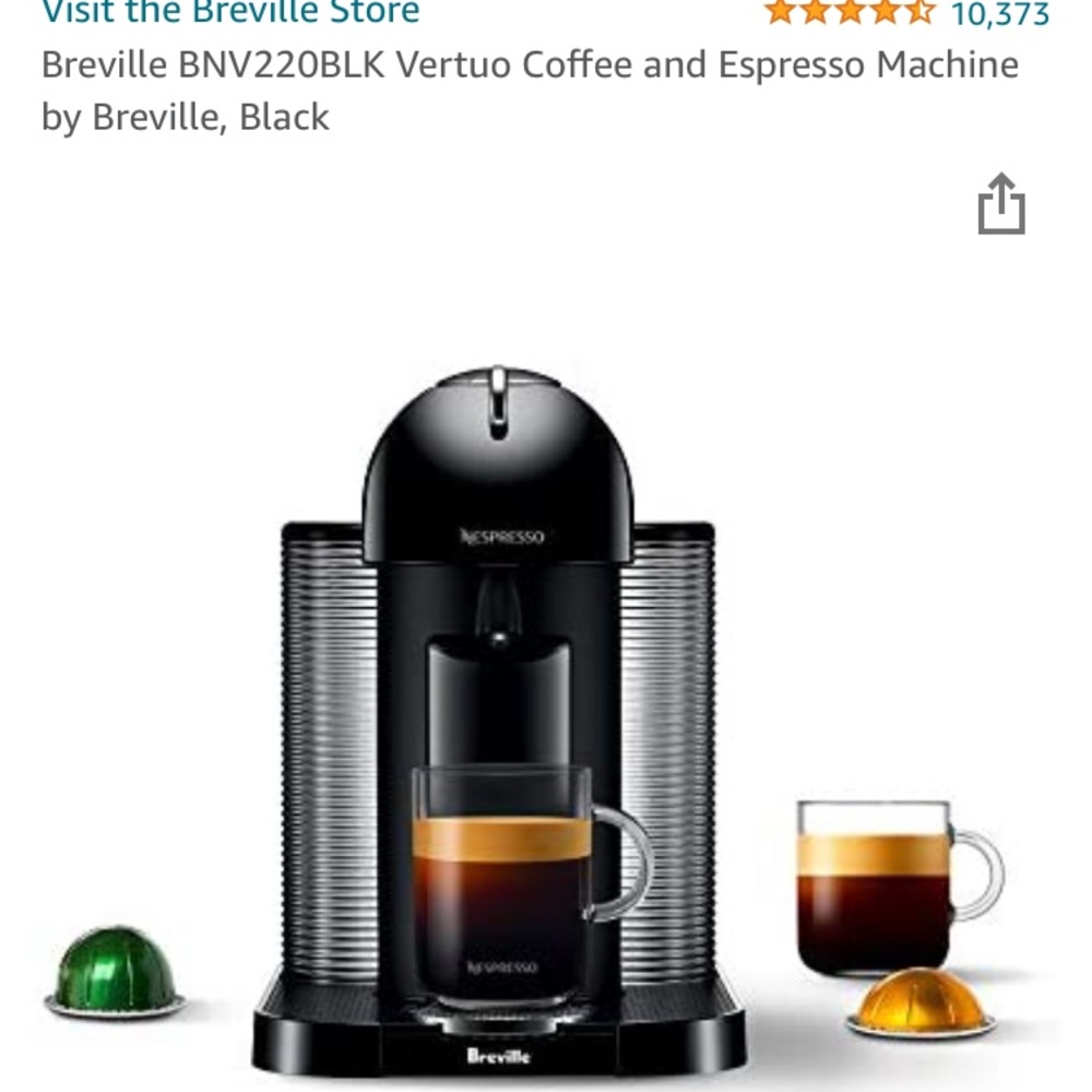 Nespresso vertuo personal espresso maker